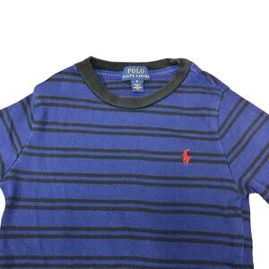 Polo Ralph Lauren Long Sleeve‎ Boys Size 6 Blue/Black Striped